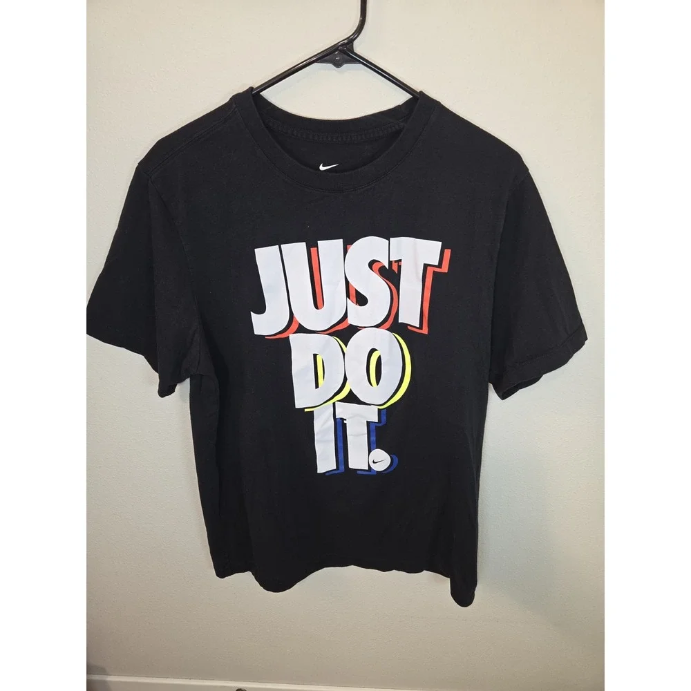 Nike Just Do It 100% Cotton Mens Large‎ Short Sleeve Graphic T Shirt